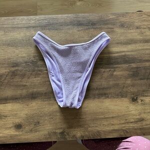 Lavender Textured Bikini Bottom Abercrombie XS